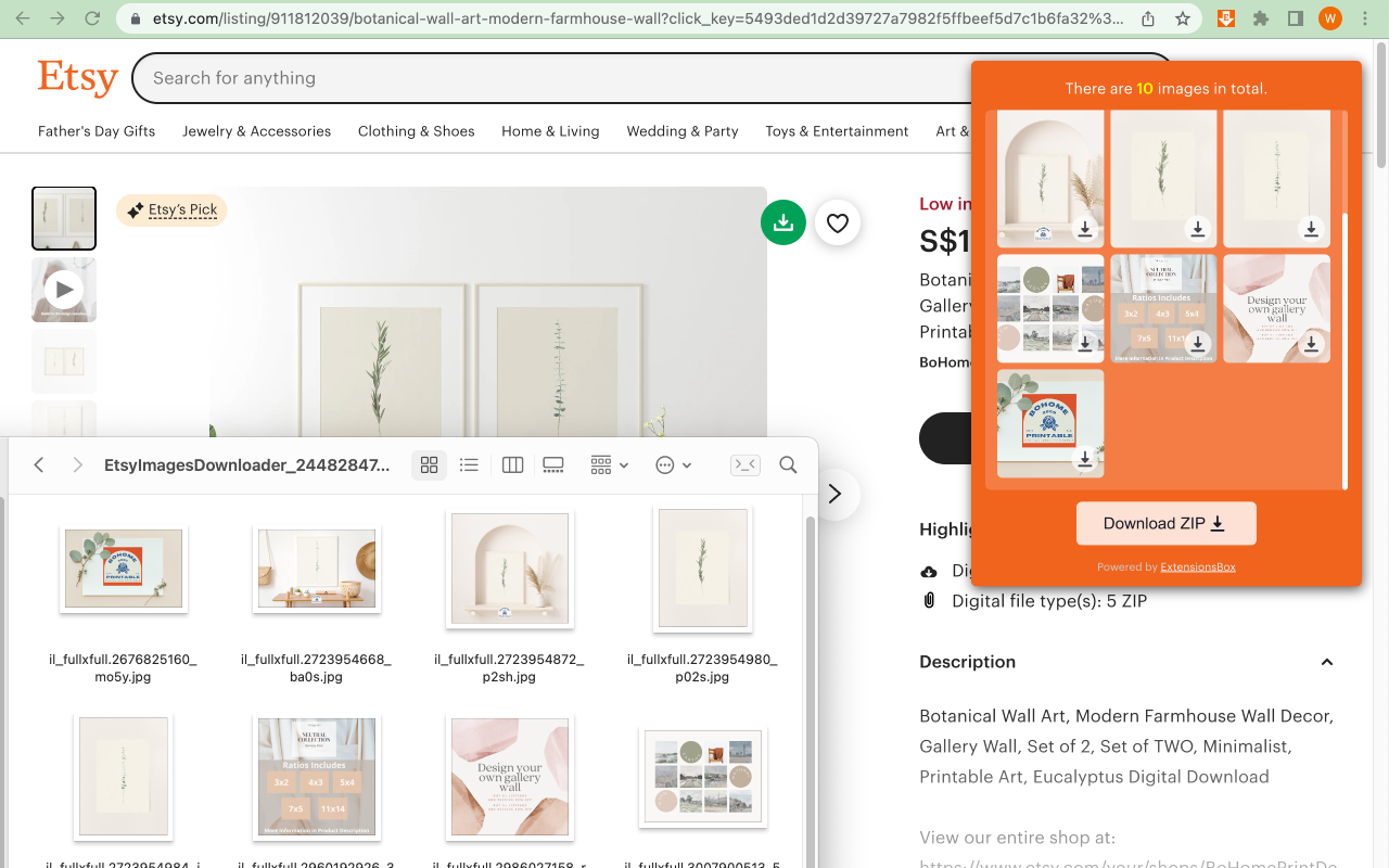 Etsy图片下载器截图2