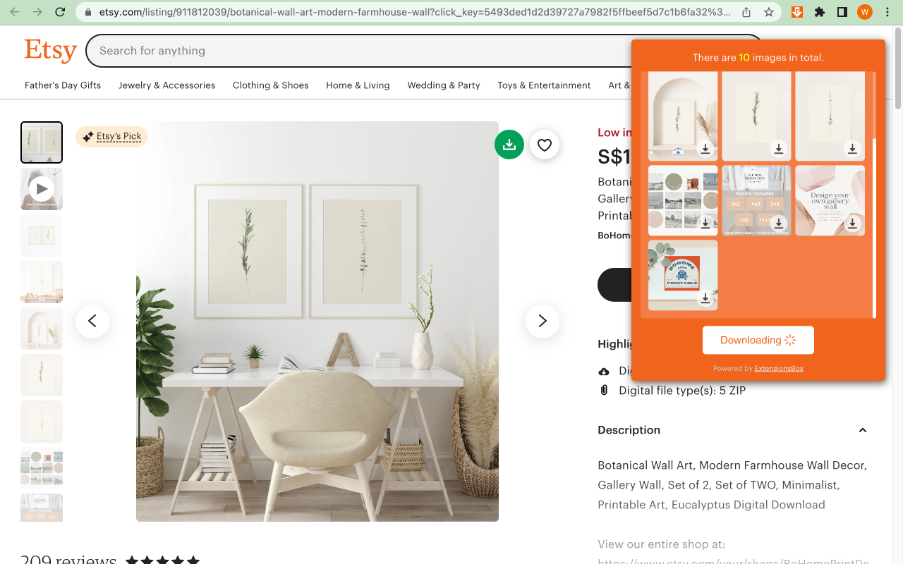 Etsy图片下载器截图4