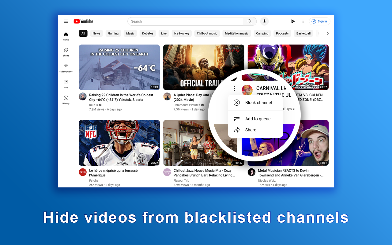 Iridium for YouTube截图4