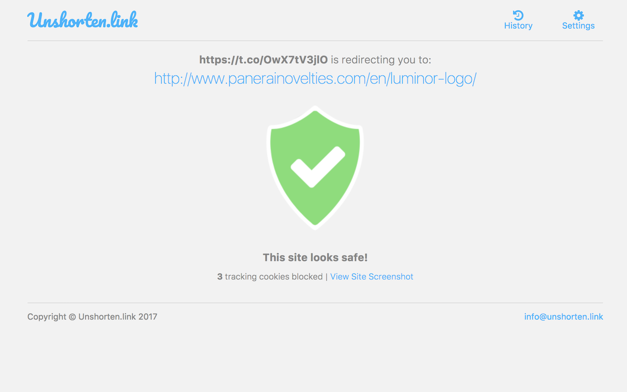Unshorten.link截图3