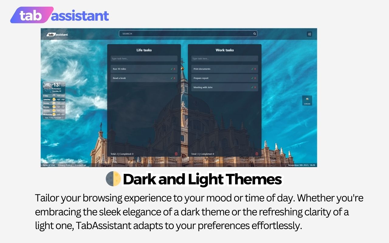TabAssistant - Newtab Todo & Task List截图4