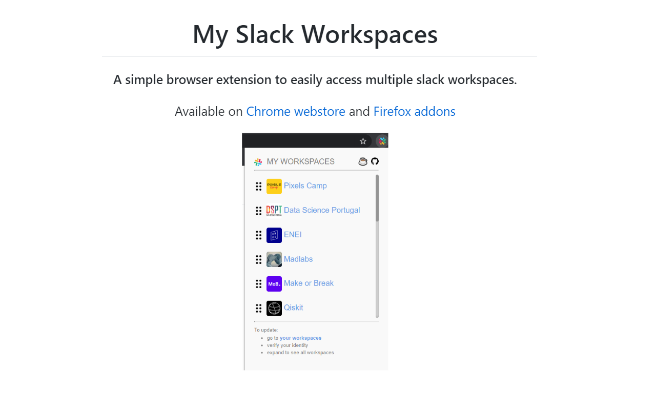 My Slack Workspaces截图1