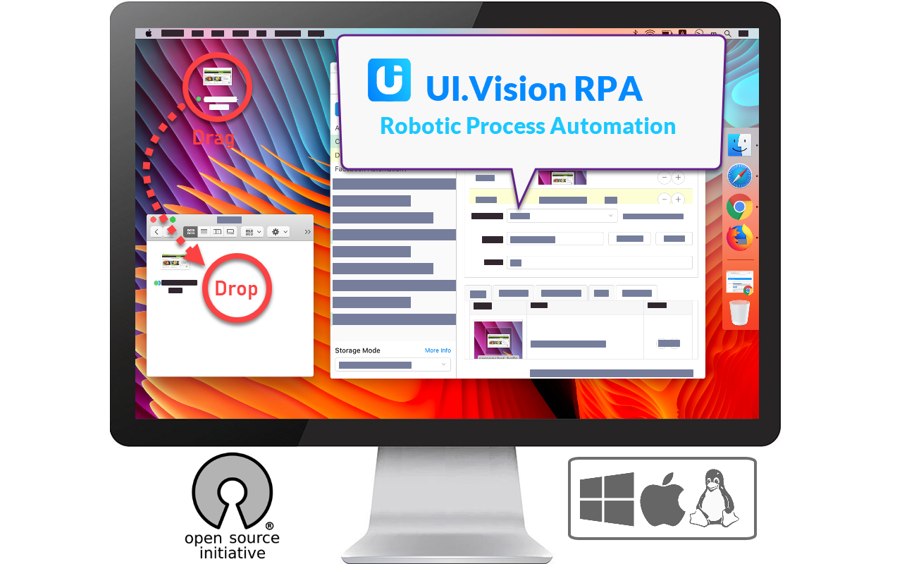 Ui.Vision RPA 浏览器自动化工具截图1