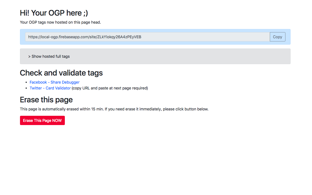 Localhost Open Graph Checker截图1