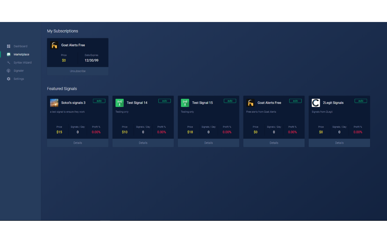 Goat Alerts TradingView Bot截图4
