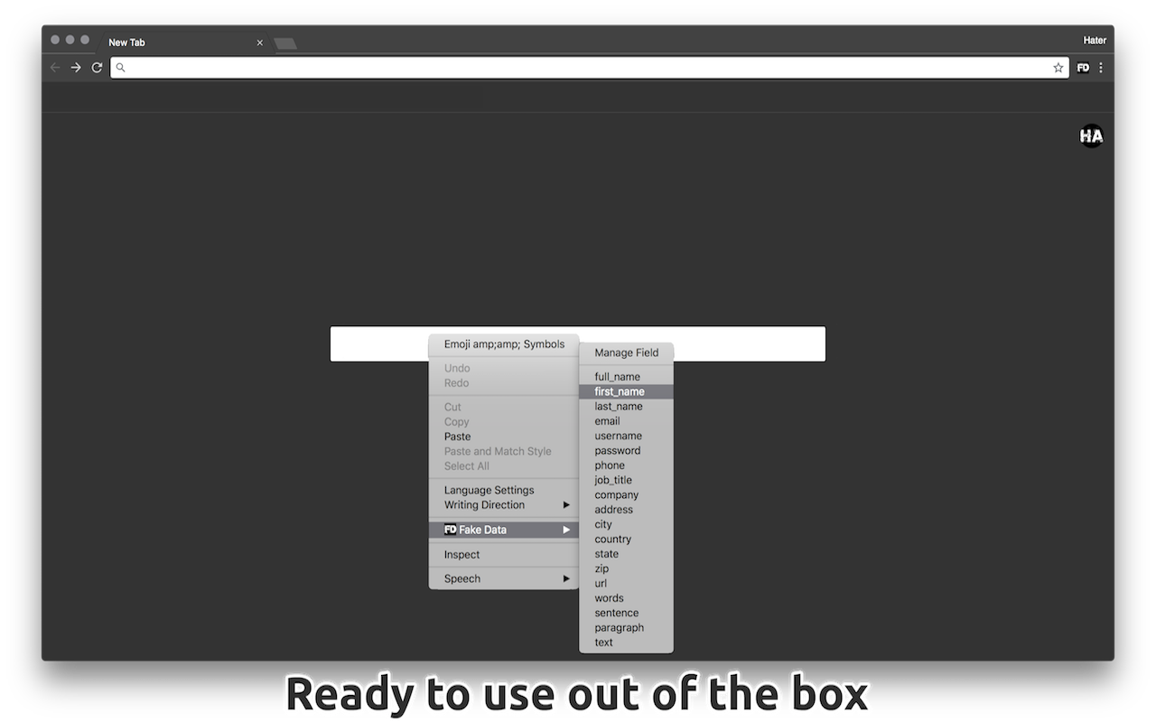 Fake Data - A form filler you won't hate截图3