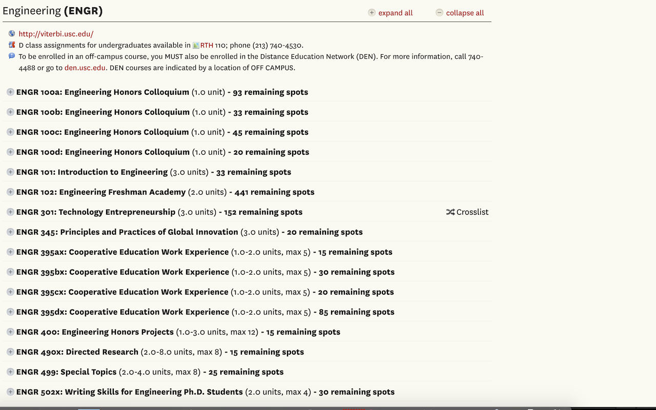 USC Schedule Helper截图1