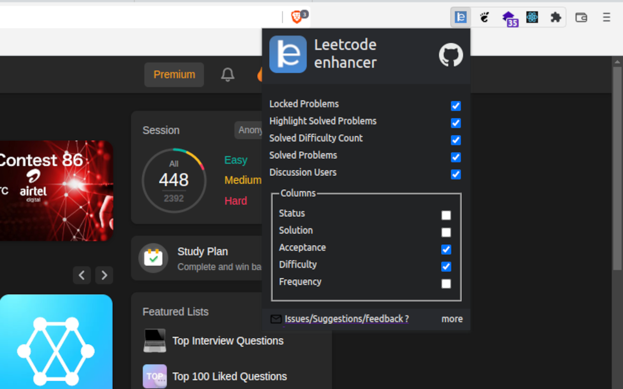 Leetcode Enhancer截图3