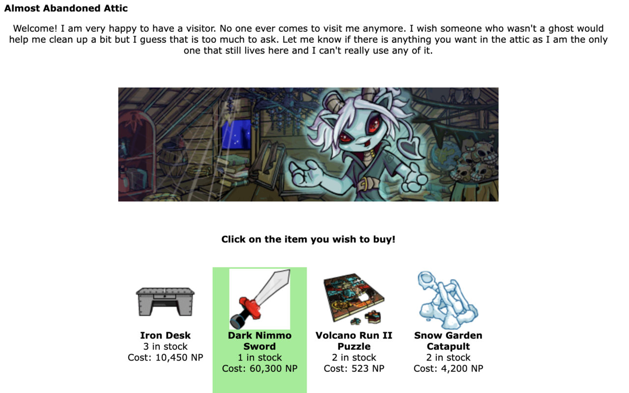 Neopets Shop & Attic Highlighter & Autobuyer截图1