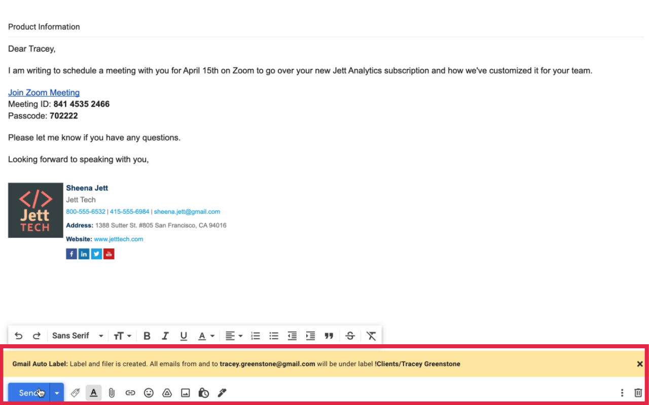 Auto Label for Google Gmail™ by cloudHQ截图1