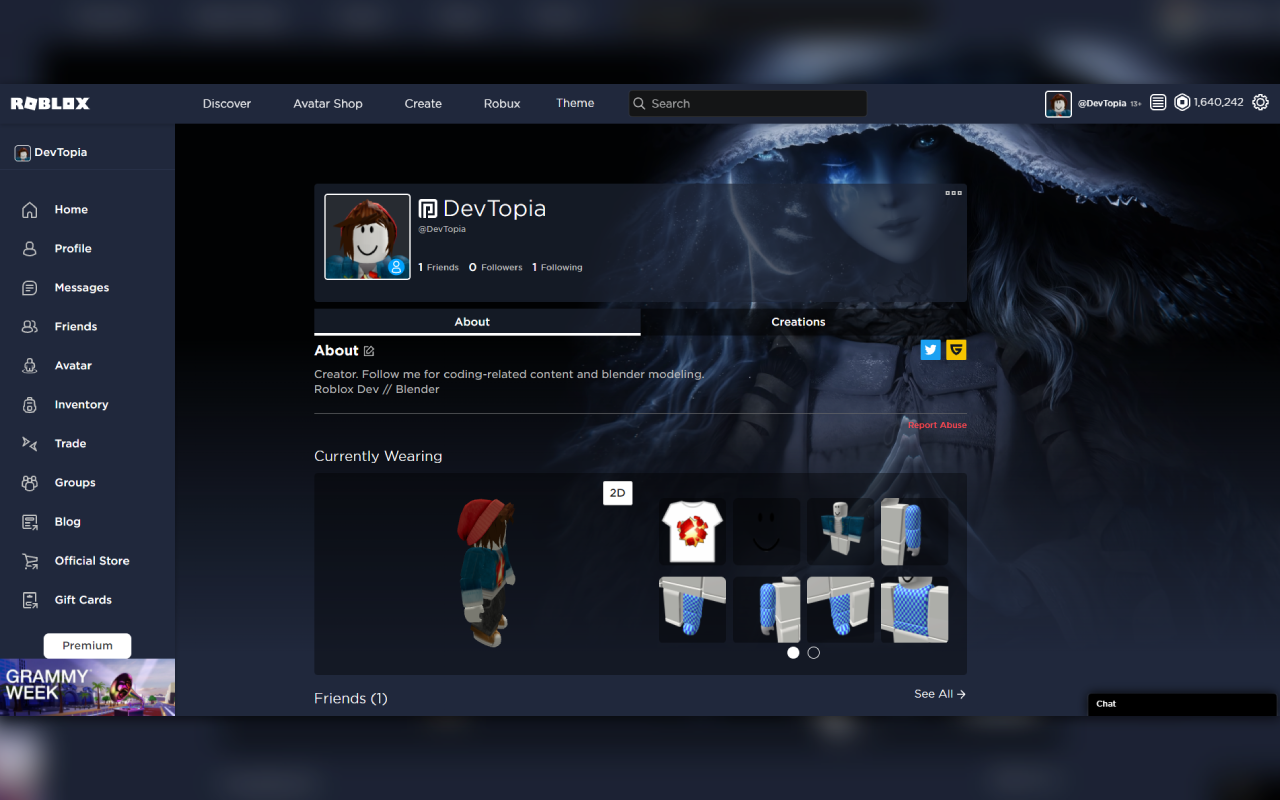 RoPlus - Up Your Roblox Theme截图3
