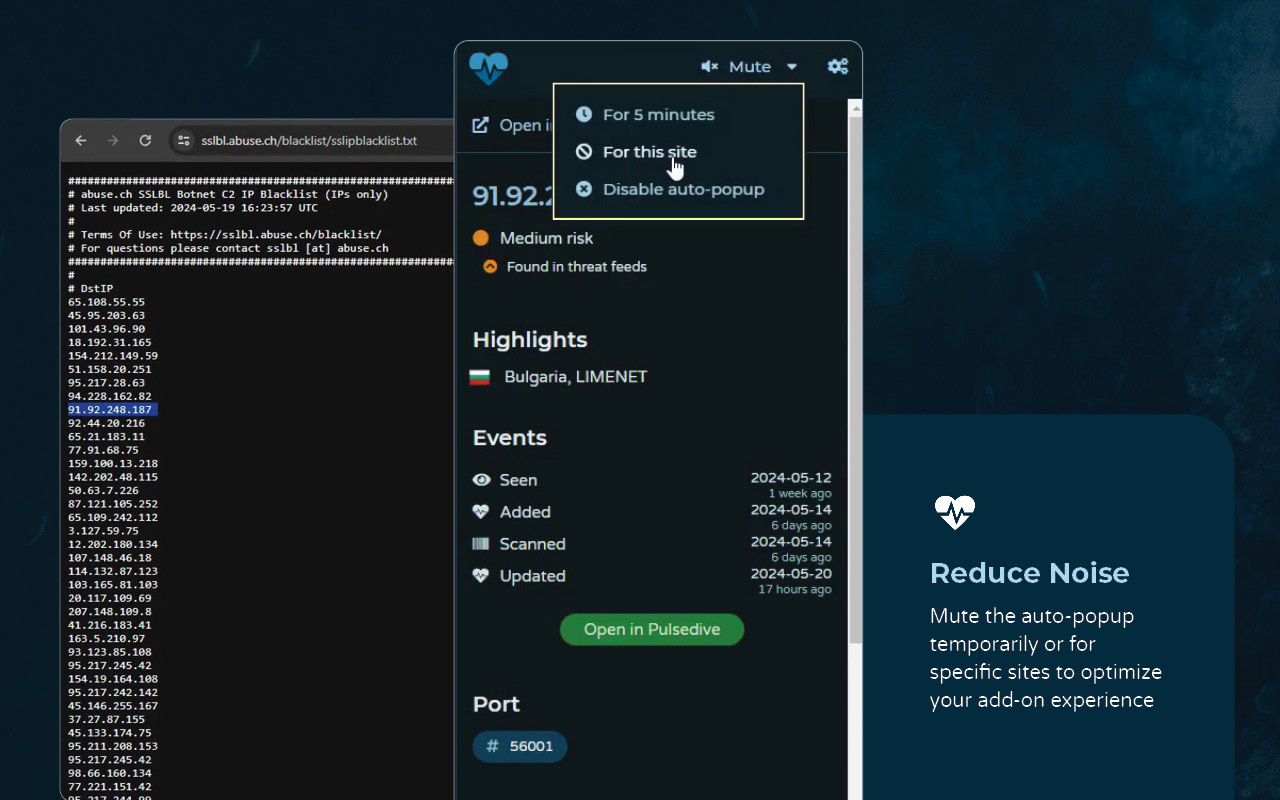 Pulsedive Threat Intelligence截图1