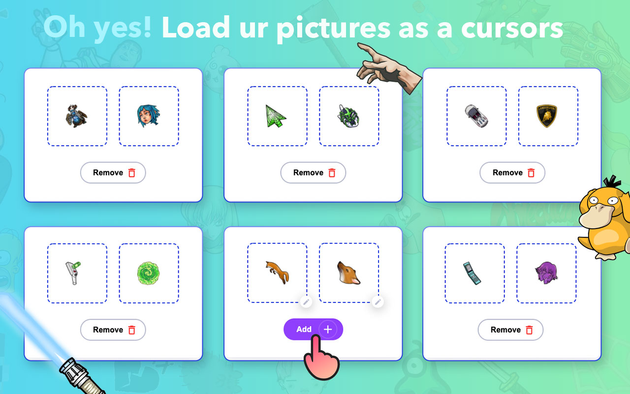 Sweezy Cursors ★ Chrome 的自定义光标截图5