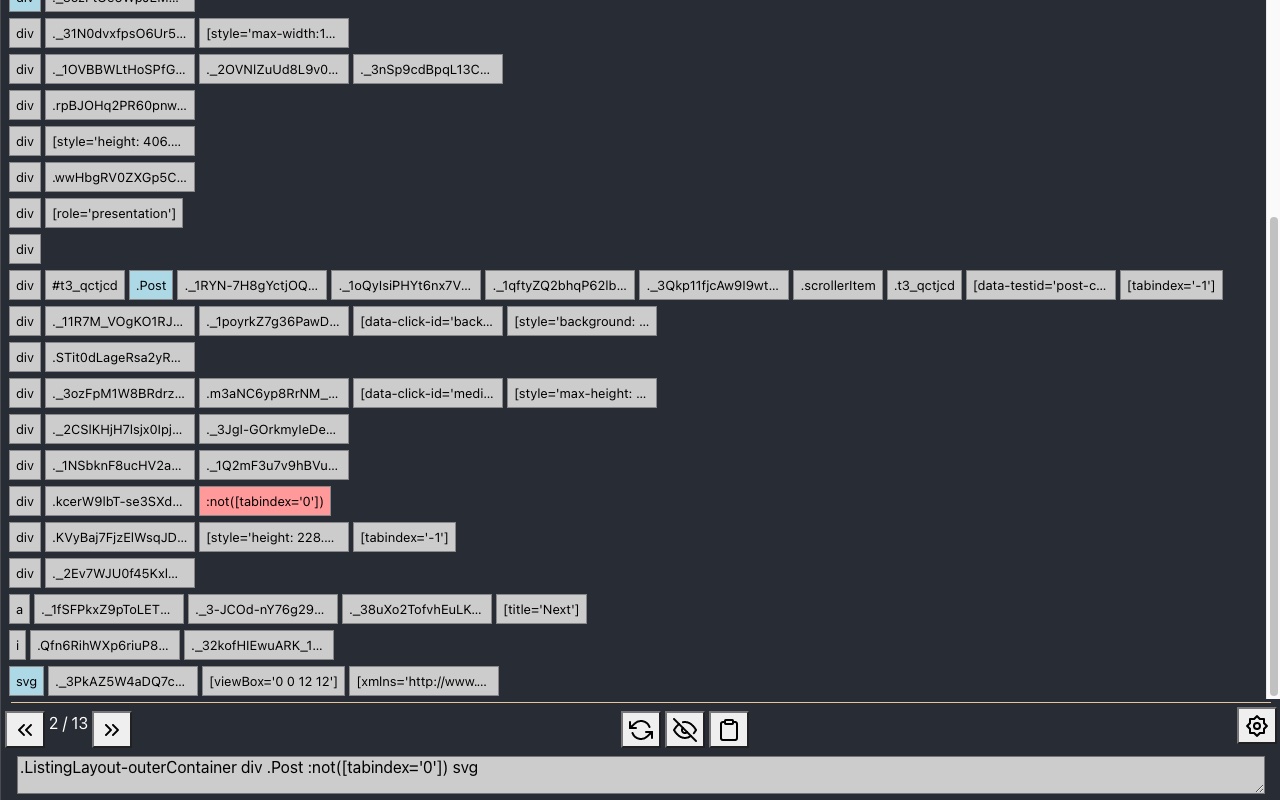 CSS Selector Helper截图1