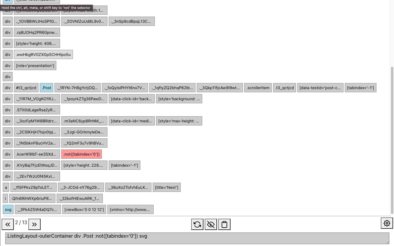 CSS Selector Helper截图2