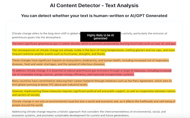 ChatGPT and AI Detector by ZeroGPT.cc截图2