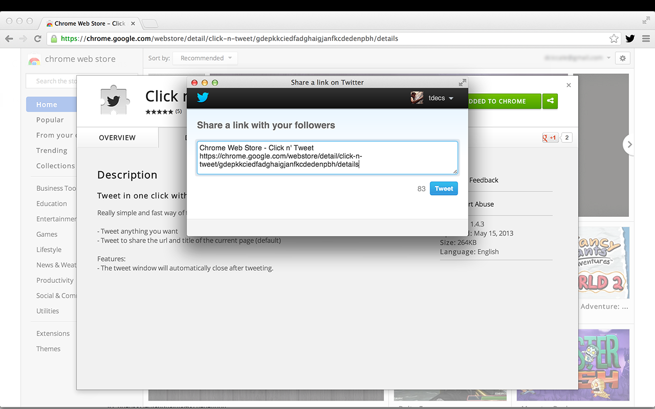 Click n' Tweet截图1