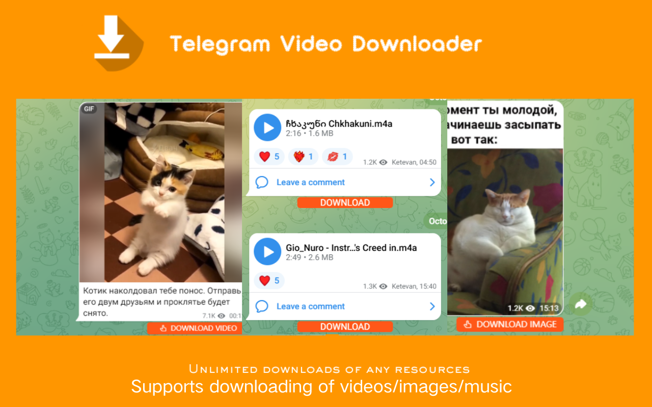 從私人Telegram 頻道下載視頻 - 電報視頻下載器(含隱私視頻)截图1