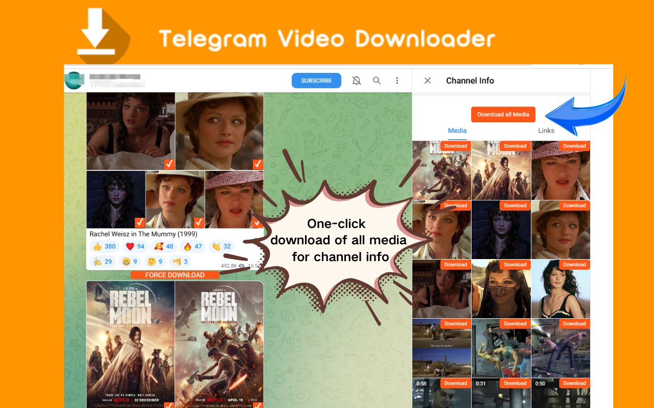 從私人Telegram 頻道下載視頻 - 電報視頻下載器(含隱私視頻)截图3