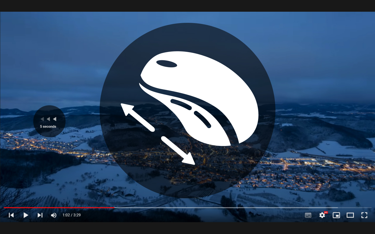 YouTube Playback Position with Side Buttons截图1