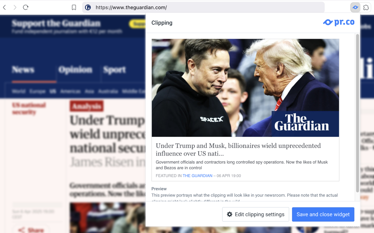PR.co Chrome Extension截图1