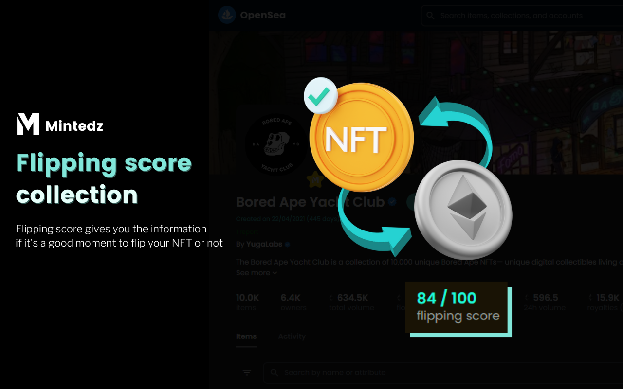 Mintedz - Extension for NFTs on OpenSea截图5