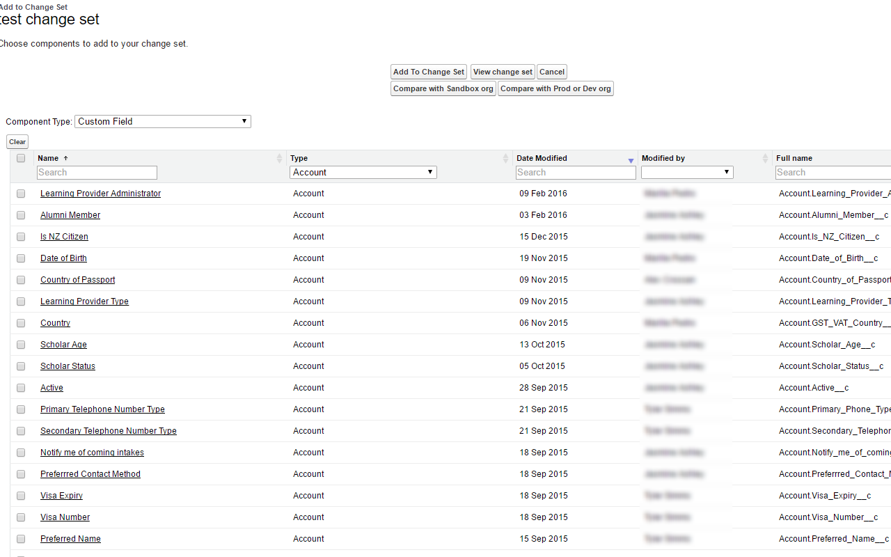 Salesforce Change Set Helper截图2