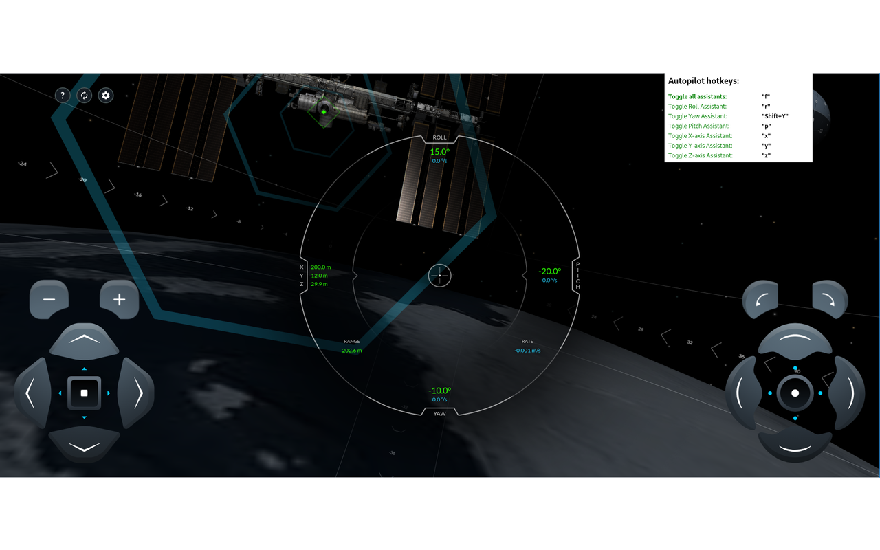 SpaceX ISS Docking Simulator Flight Assistant截图1