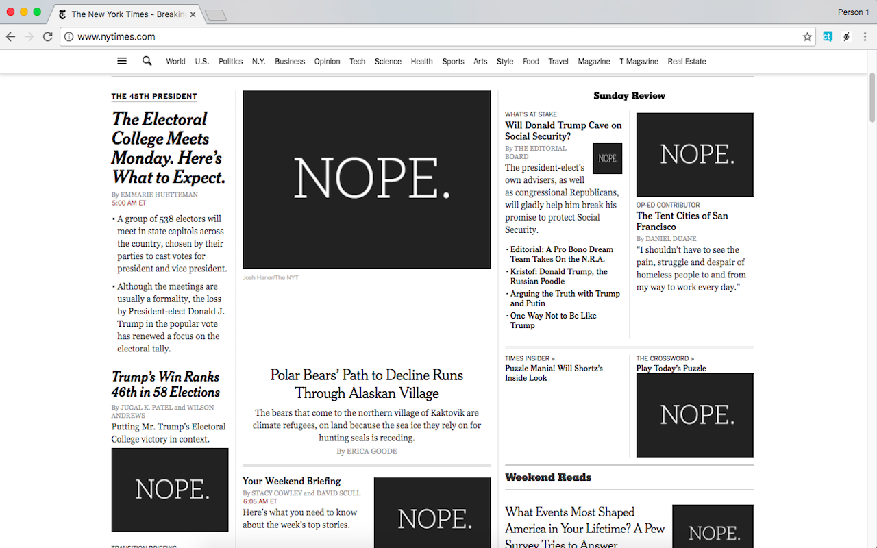 Hide images with NOPE.截图1