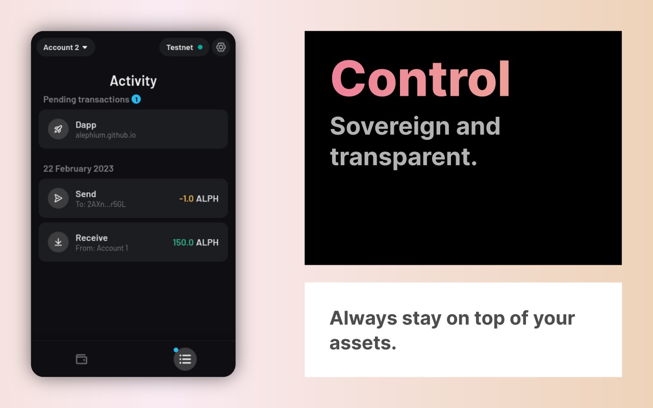 Alephium Extension Wallet截图4