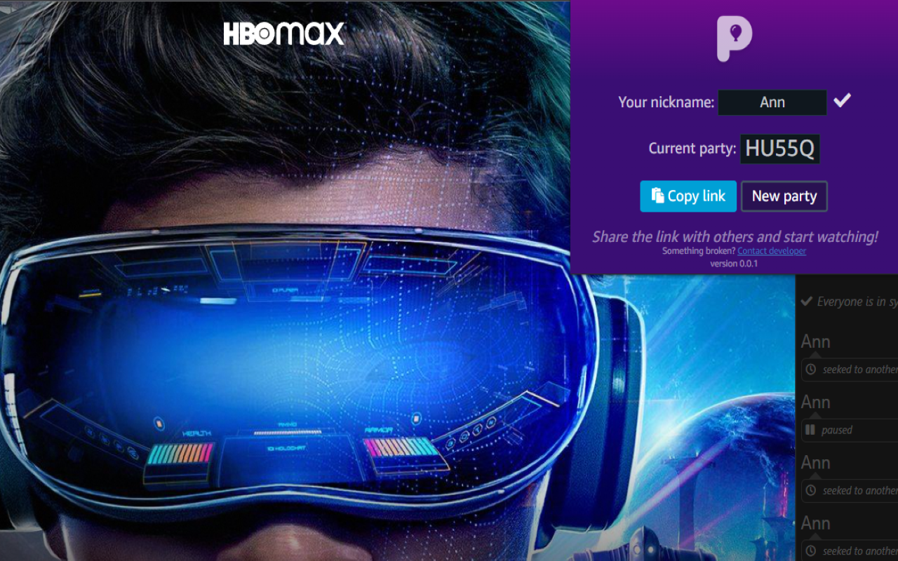 HBO Max Party: watch HBO together and chat截图2