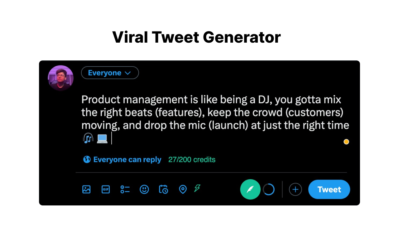 Thunderclap.ai - Supercharge Twitter with AI截图1