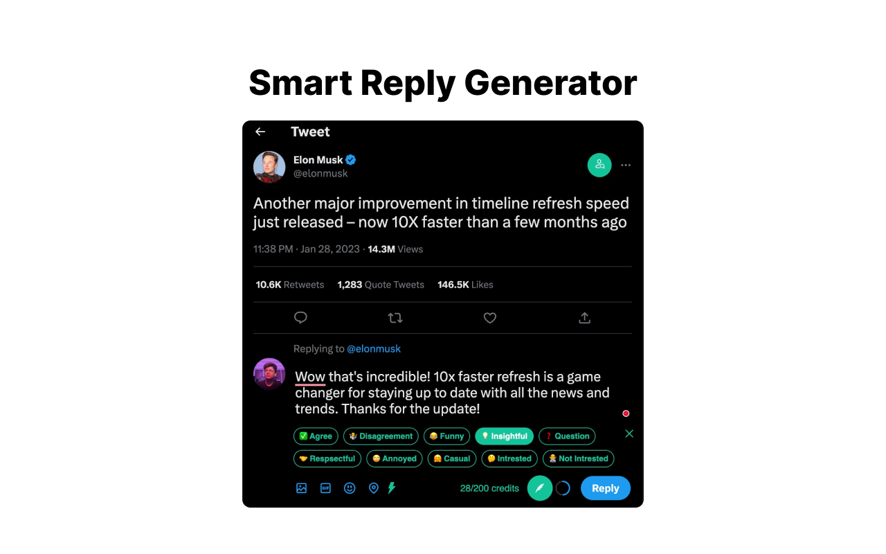 Thunderclap.ai - Supercharge Twitter with AI截图3
