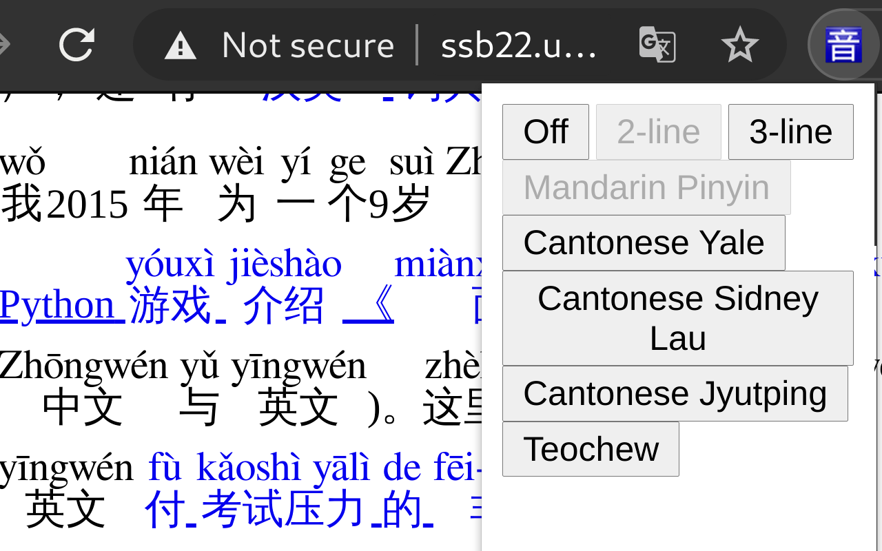 Pinyin Web截图1