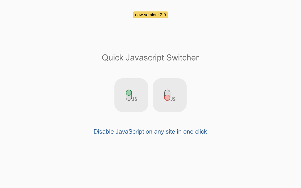 Quick Javascript Switcher截图2