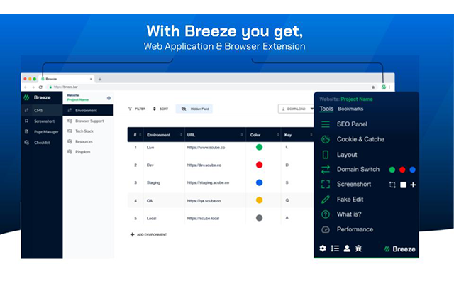 Breeze: Website Management Tool截图1