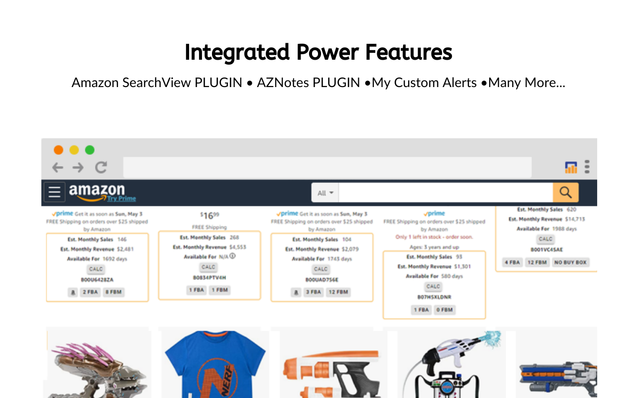 AZInsight Amazon FBA Product Analytics Tool截图1