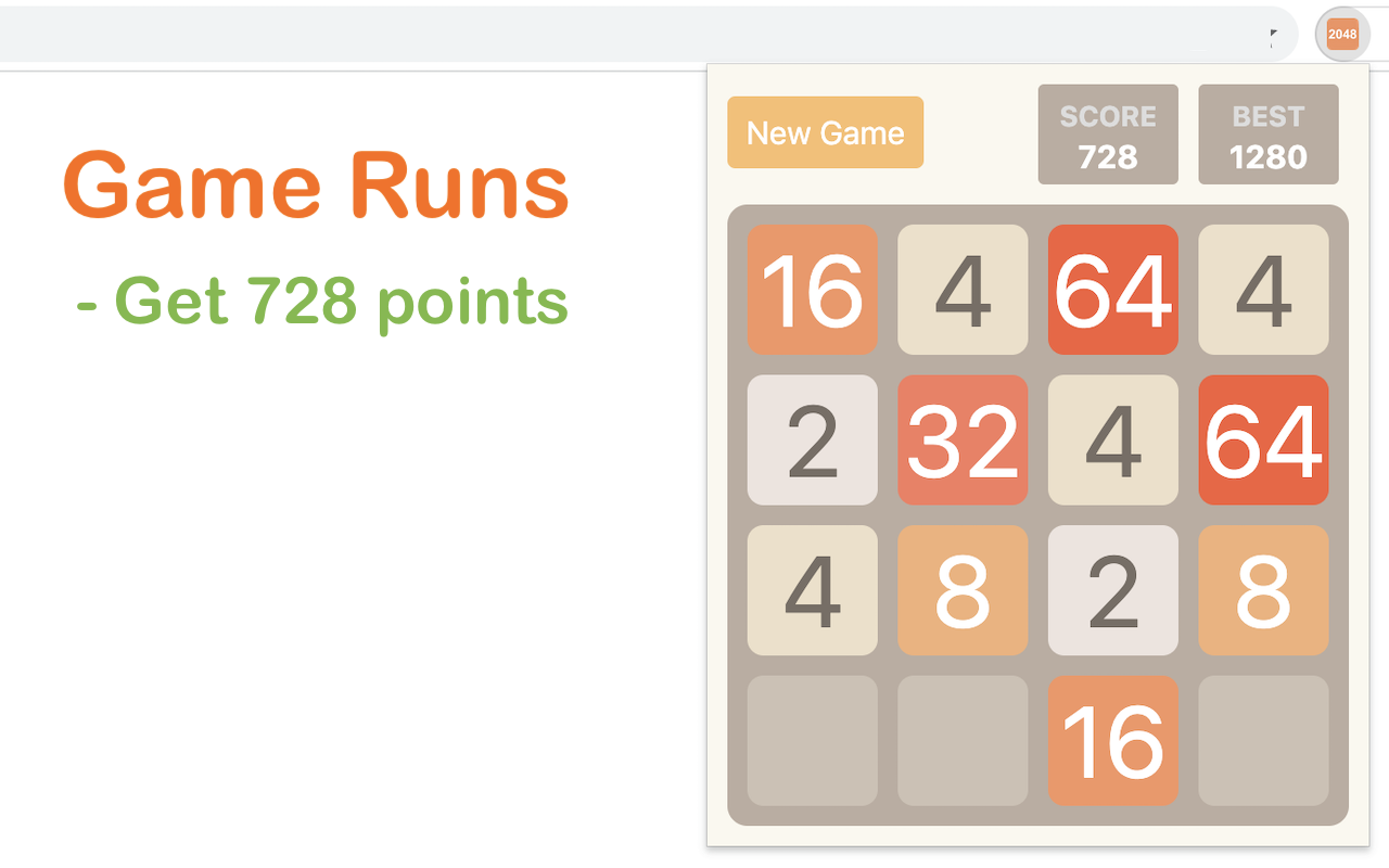 2048 Game截图1