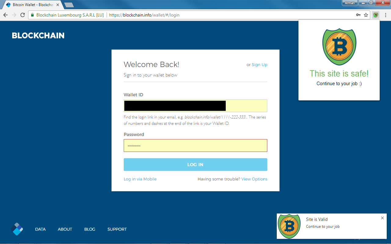 Cryptocurrency website anti phishing截图2