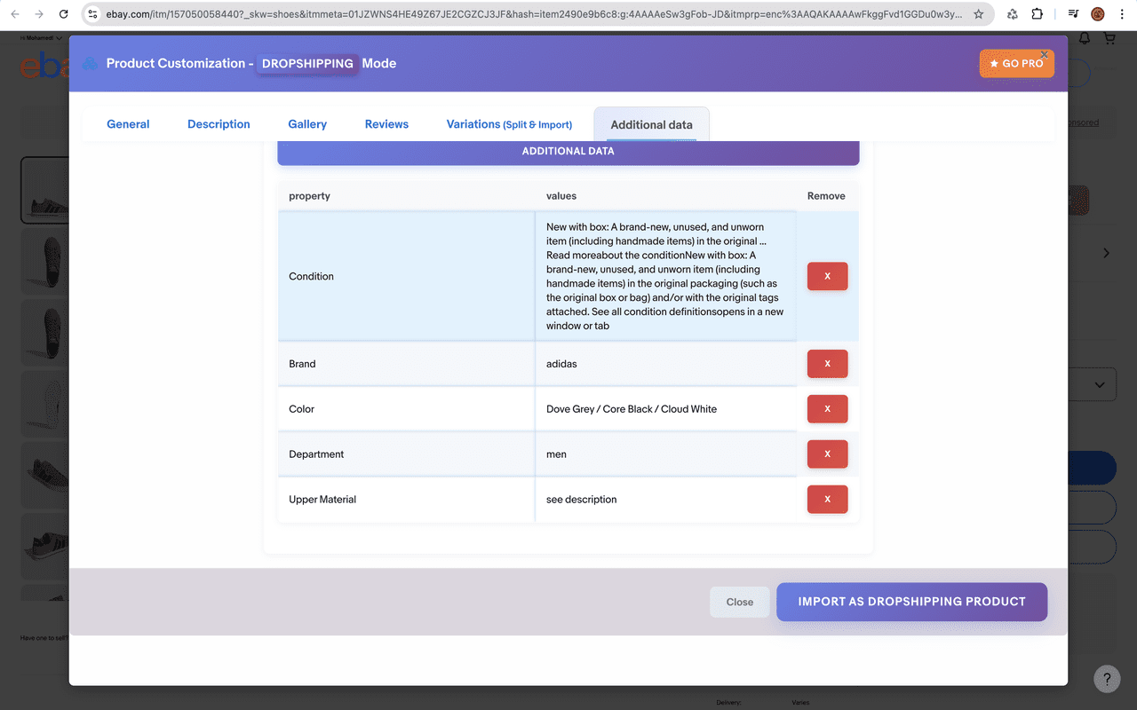 Sharkdropship dropshipping for eBay & woocommerce截图1