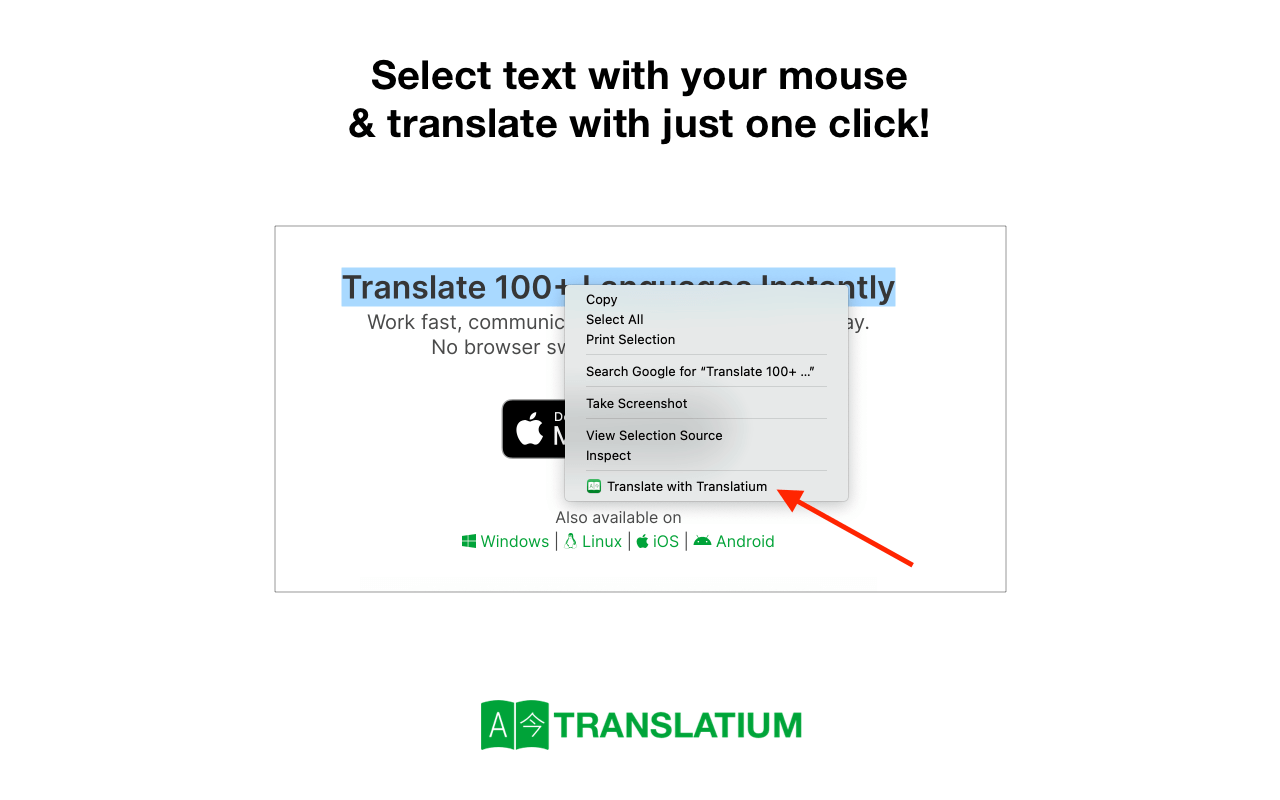 Translate with Translatium截图1