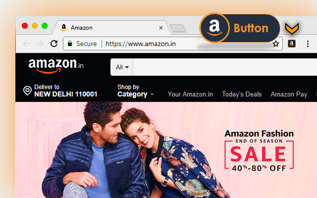 Amazon Button - Shop faster, Save bigger!截图1