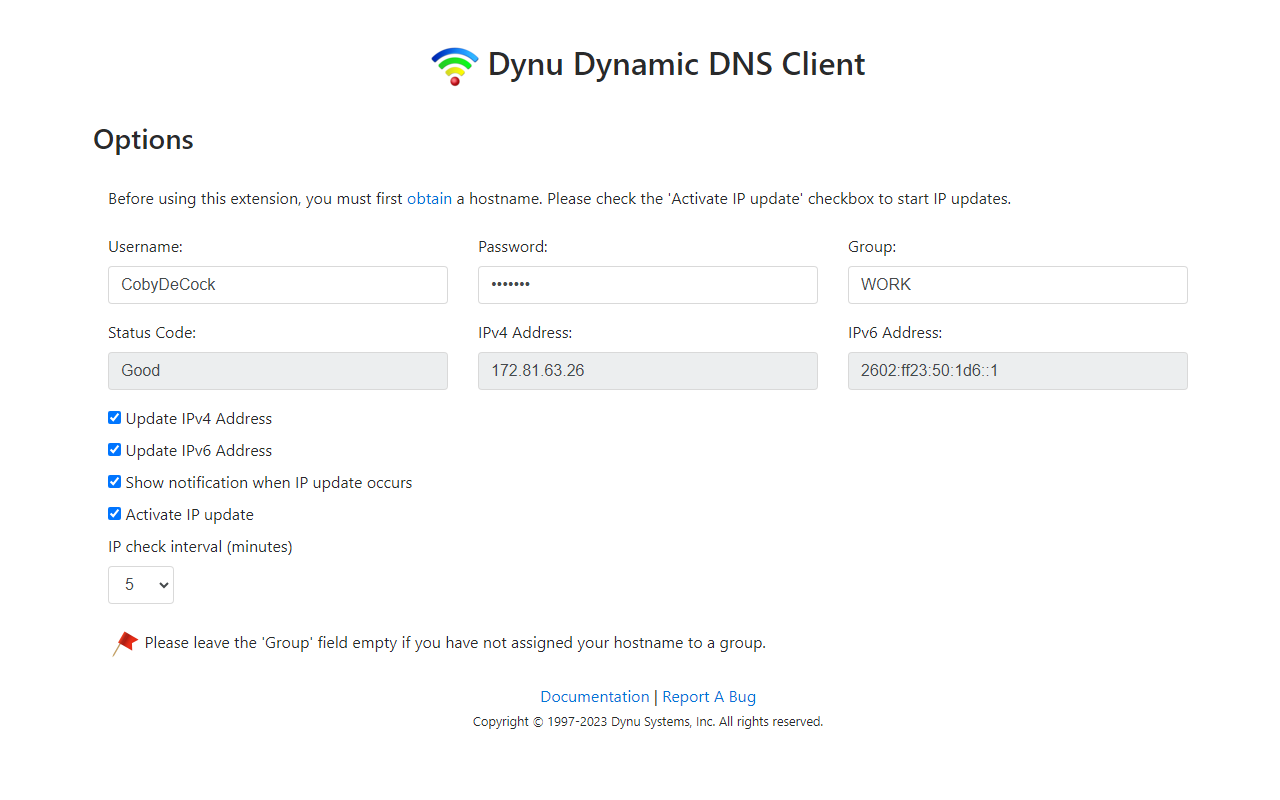 Dynu Dynamic DNS Client截图2