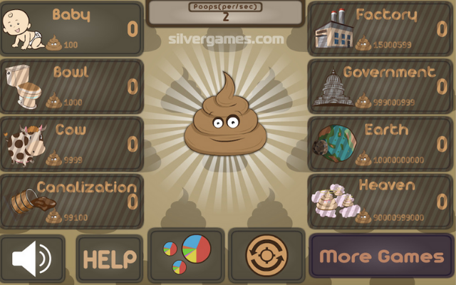 Poop Clicker Game Online Free Play截图1