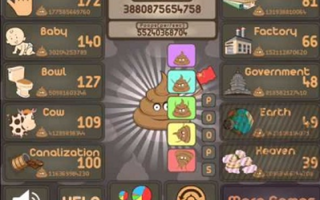 Poop Clicker Game Online Free Play截图2