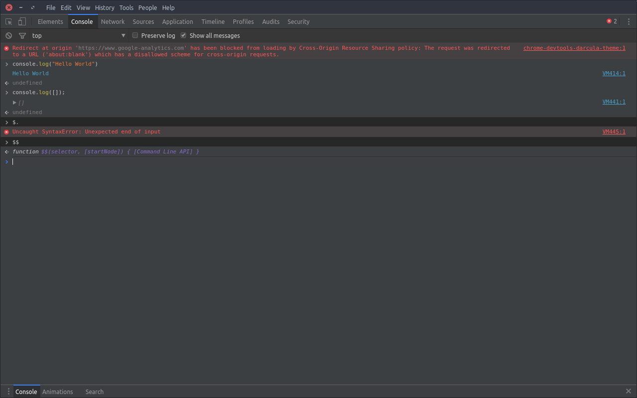 Darcula Theme for DevTools截图1