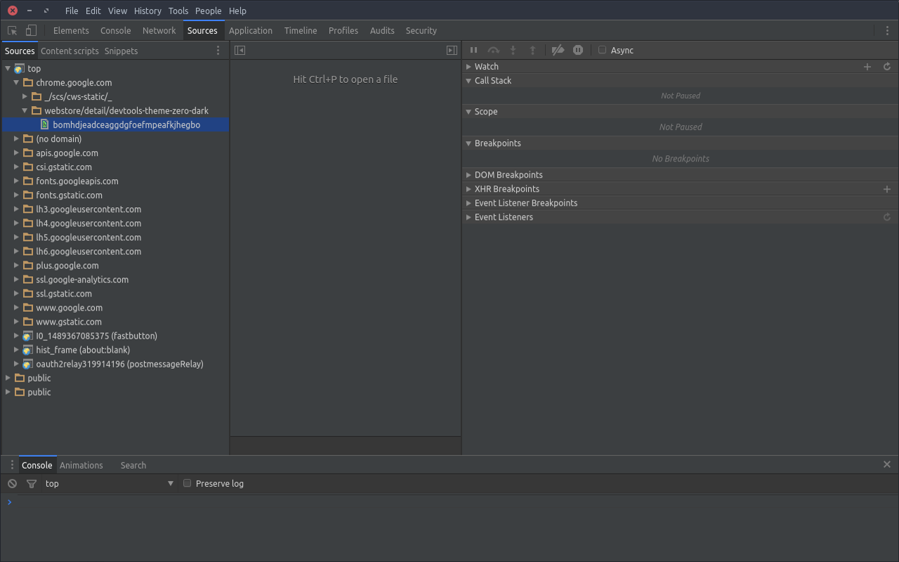 Darcula Theme for DevTools截图3