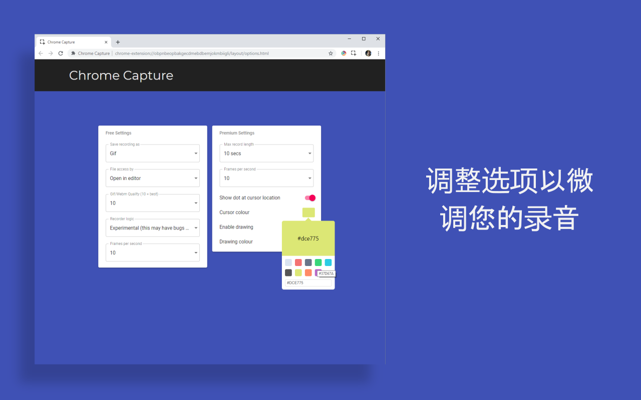 Chrome Capture - 截图 & GIF 工具截图2