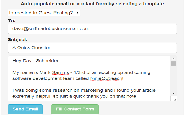 NinjaOutreach Lite截图2