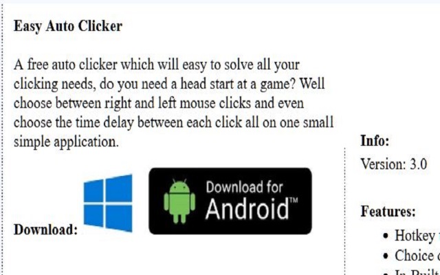 Easy Auto Clicker截图1